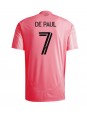 Billige Inter Miami Rodrigo De Paul #7 Hjemmedrakt 2025-26 Kortermet